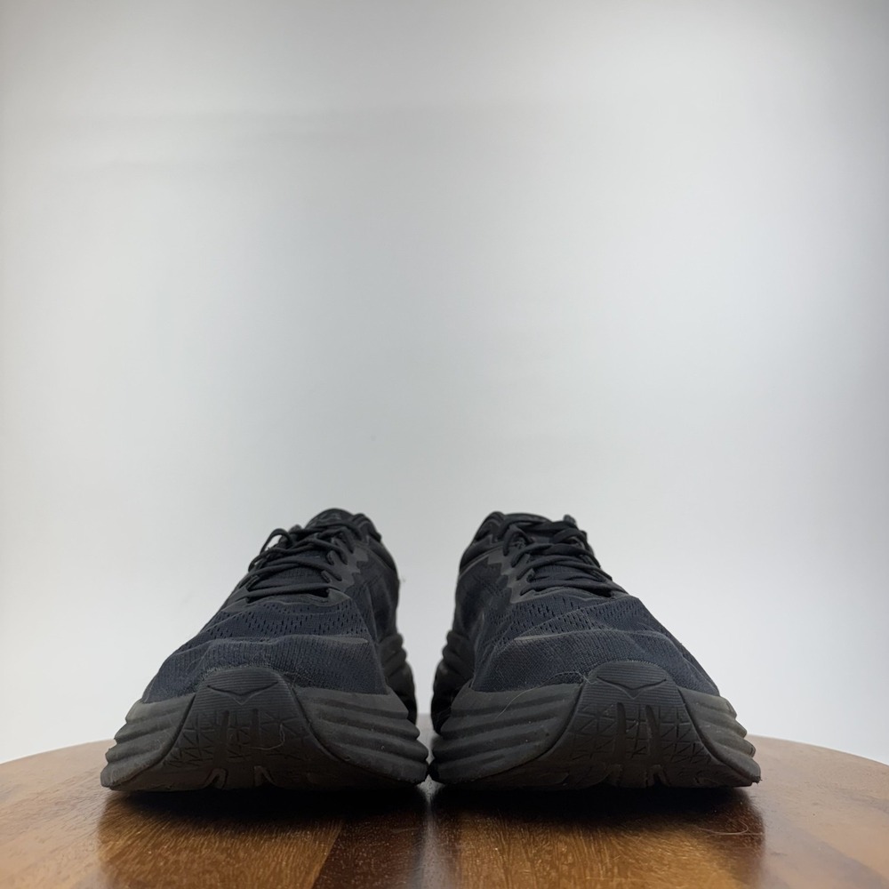 Mens Hoka One One Bondi 8 Black Athletic Road Running Sneakers Shoes Size 13 EE - Picture 5 of 11